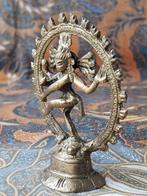 Origineel oud brons beeldje uit India van Shiva 9,5 cm., Antiek en Kunst, Ophalen of Verzenden
