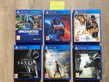 PS4-games te koop beschikbaar voor biedingen