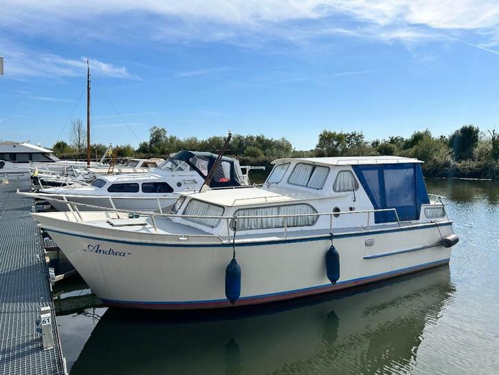 Stalen kajuit boot opknapper – Curtevenne 830 AK (1973), Watersport en Boten, Motorboten en Motorjachten, Gebruikt, Staal, 6 tot 9 meter