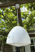 Leuke Oude Schoollamp ( vintage retro midcentury design ), Gebruikt, 50 tot 75 cm, Ophalen of Verzenden, Glas