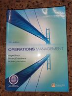 Operations management -5th edition. ISBN: 9780273708476, Boeken, Studieboeken en Cursussen, Ophalen of Verzenden