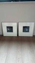 Joost Minnigh.Winter/Herfst.35x35 etsincl.Lijst/passepartout, Antiek en Kunst, Kunst | Etsen en Gravures, Ophalen of Verzenden