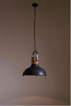 Dutchbone industriële hanglamp Raw, Huis en Inrichting, Lampen | Hanglampen, Ophalen, Zo goed als nieuw, Industrieel, Metaal