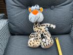 Zgan, niet kapot, panter of cheetah knuffel 25 cm, Kinderen en Baby's, Speelgoed | Knuffels en Pluche, Ophalen, Zo goed als nieuw