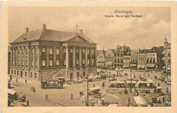 (300-086-015) Groningen Groote Markt met Stadhuis beschikbaar voor biedingen