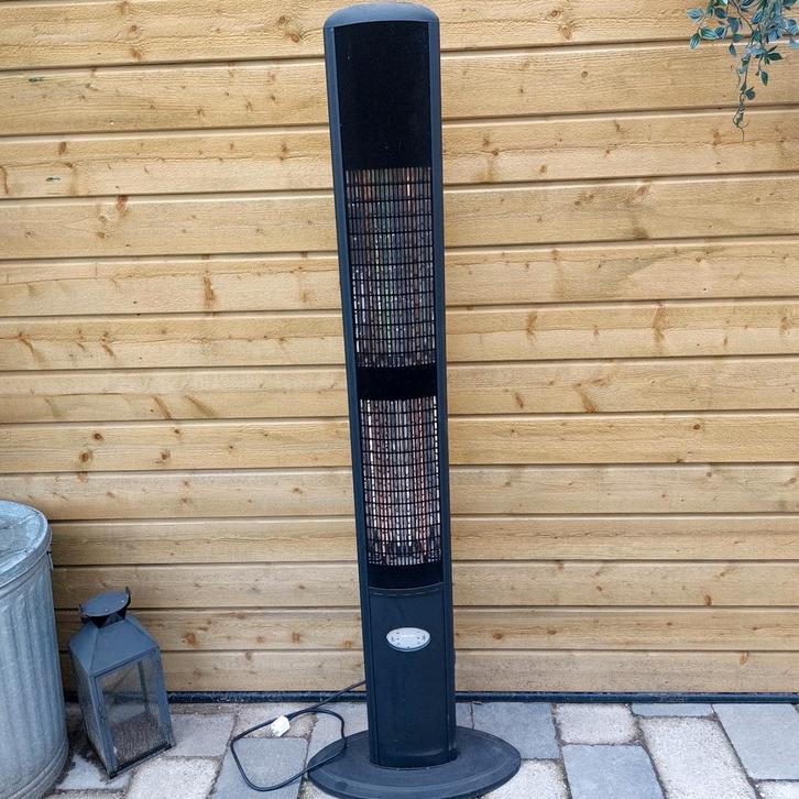 Elektrische Heater met Afstandsbediening, Tuin en Terras, Terrasverwarmers, Zo goed als nieuw, Elektrisch, Vloer, Ophalen