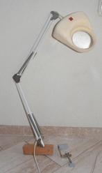Loeplamp Vergrootglas met Verlichting & Tafelklem, Ophalen, Gebruikt, Loeplamp