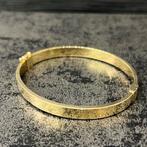 14k gouden slavenarmband, Ophalen of Verzenden, Zo goed als nieuw, Goud