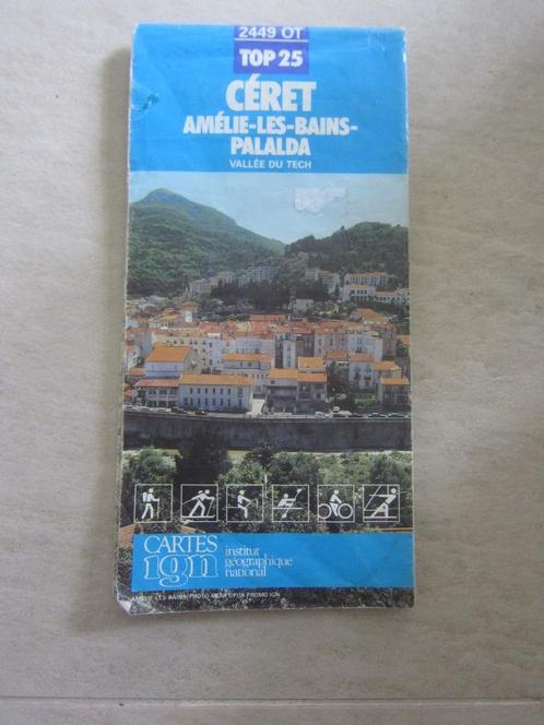wandelkaart 2449OT Céret, Amélie-les-Bains-Palalda 1:25.000, Sport en Fitness, Bergsport en Wandelen, Zo goed als nieuw, Navigatie of Gps