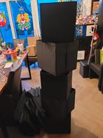 20 x Ikea Bakken als Drona Zwart - Opbergdozen, Overige materialen, Minder dan 50 cm, Gebruikt, Minder dan 50 cm