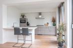 Luxe grijze hoogglans eilandkeuken tekoop + GEDEMONTEERD, Ophalen of Verzenden, Zo goed als nieuw, Kunststof, Grijs