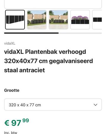 Plantenbak vida beschikbaar voor biedingen
