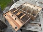 2 vogelvervoer-kistjes, Dieren en Toebehoren, Vogels | Hokken en Kooien, Ophalen, Gebruikt, Hout, Vogelkooi