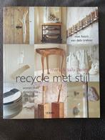Recycle Met Stijl - Interieur Design Boek, Ophalen of Verzenden, Zo goed als nieuw, Interieur en Design