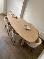 Table du Sud Kiezelvorm eiken eettafel | 6-8p | twv € 3345, Huis en Inrichting, Tafels | Eettafels, 100 tot 150 cm, Eikenhout