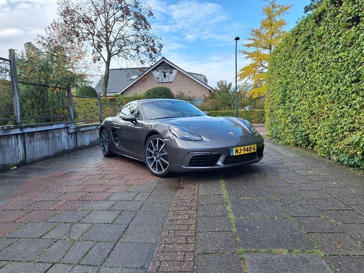 Porsche Cayman 2.0 300PK PDK 2017 Grijs, Auto's, Porsche, Particulier, Cayman, ABS, Achteruitrijcamera, Adaptieve lichten, Airbags