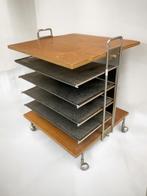 Vintage Bauhaus tijdschriftenrek / krantenrek / lectuurbak, Gebruikt, Bauhaus, Ophalen of Verzenden, Lectuurbak