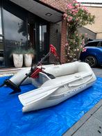 Quicksilver rubberboot nieuwstaat +Elektromotor-Compleet set, Watersport en Boten, Ophalen, Quicksilver, Elektrisch, Zo goed als nieuw