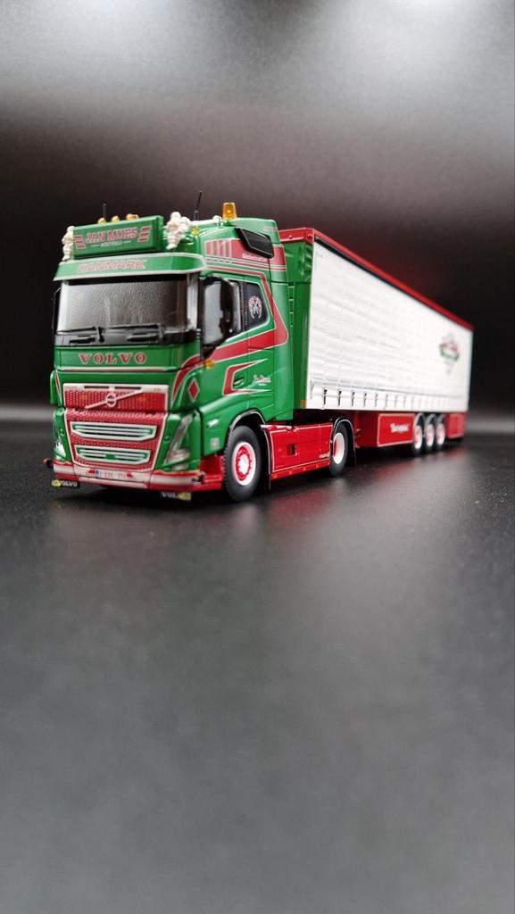 Tekno | Jan Mues - Volvo FH5, Hobby en Vrije tijd, Modelauto's | 1:50, Zo goed als nieuw, Bus of Vrachtwagen, Tekno, Ophalen of Verzenden