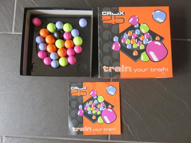 Crux 25 train your brain. Voor 1 speler van 6-88 jaar., Hobby en Vrije tijd, Denksport en Puzzels, Zo goed als nieuw, Rubik's of 3D-puzzel