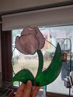 Roze Tulp glas-in-lood/tiffany, Ophalen of Verzenden