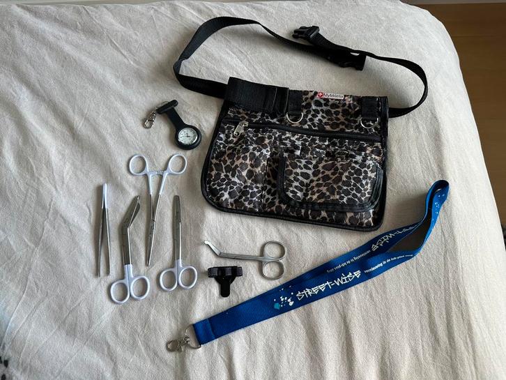 Mymitella zorgset heuptas leopard en accessoires, Diversen, Verpleegmiddelen, Zo goed als nieuw, Ophalen of Verzenden