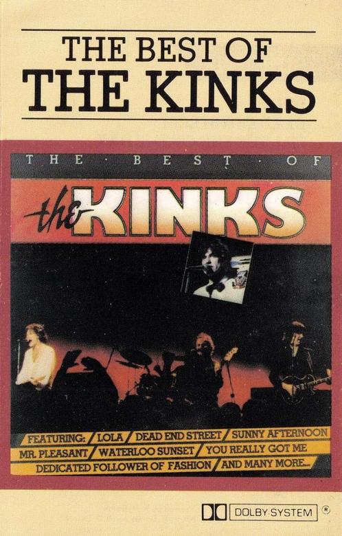 Cassettebandje The Kinks – The Best Of, Cd's en Dvd's, Cassettebandjes, Gebruikt, Origineel, Pop, 1 bandje, Verzenden