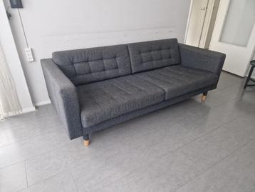 Bank Ikea LANDSKRONA 3-zit donkergrijs (stoom gereinigd) - afbeelding 1