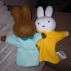 Nijntje miffy / Nina handpoppen, hema., Ophalen of Verzenden, Zo goed als nieuw, Konijn