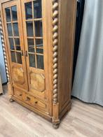 Prachtige antieke kast met glasdeuren, Antiek en Kunst, Ophalen