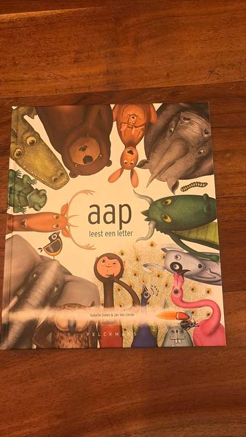 Isabelle Gielen - Aap leest een letter beschikbaar voor biedingen
