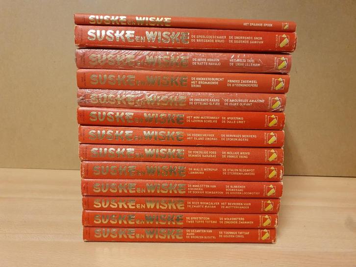 12 Bundelingen van 4 x Suske en Wiske Strips + 1 Extra album, Boeken, Stripboeken, Gelezen, Meerdere stripboeken, Ophalen of Verzenden
