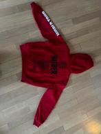 Hoodie Justin Bieber rood World Tour, Maat 36 (S), Ophalen