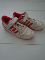 Adidas Forum 84 Low Creme/Wit/Rood Maat 40 2/3, Kleding | Dames, Schoenen, Wit, Sneakers of Gympen, Gedragen, Verzenden