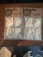 Ivoren kleurige  Decoratie Ornamenten Set - Hobby Knutselen, Ophalen of Verzenden, Nieuw, Materiaal