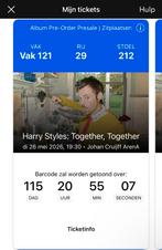 Harry Styles 2 zitplaatsen, Twee personen, Mei