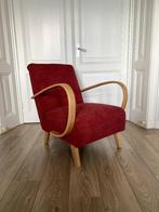 Vintage fauteuil Halabala, Huis en Inrichting, Fauteuils, Ophalen, Hout, Vintage Mid Century, 75 tot 100 cm