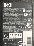 HP Laptop Adapter - 19.5V 6.9A, Computers en Software, Laptop-opladers, Ophalen of Verzenden, Gebruikt