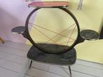 vintage retro jaren '50 / '60 plantentafel, etagère, Huis en Inrichting, Ophalen, Gebruikt, Rond, 75 cm of meer