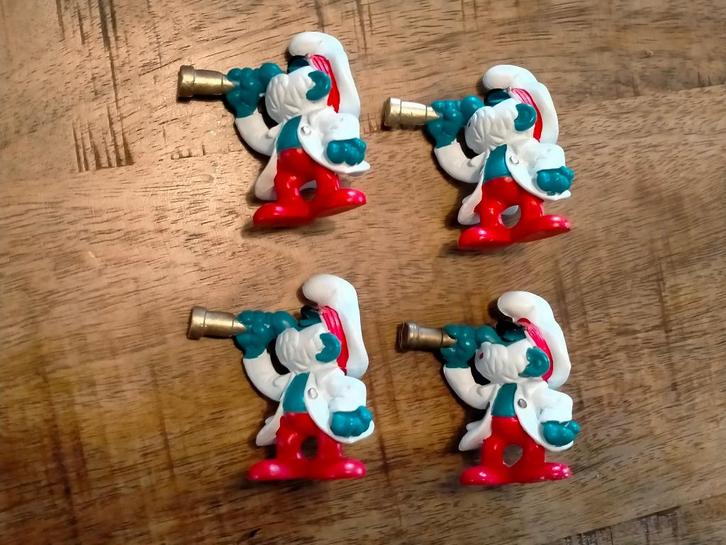 Smurfen smurf kapitein wit grote smurf pvc figuur, Verzamelen, Smurfen, Gebruikt, Overige Smurfen, Ophalen of Verzenden