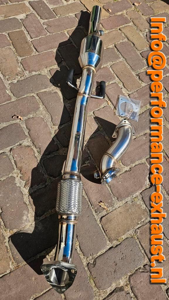 Uitlaat rvs downpipe decat 200 cells OPEL CORSA OPC ZIE ADV, Auto diversen, Tuning en Styling, Ophalen of Verzenden