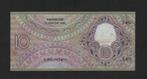 10 Gulden Bankbiljet 1943 Doorslag inkt op achterzijde, Postzegels en Munten, Bankbiljetten | Nederland, Ophalen of Verzenden