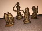 4 x beeldje brons of messing india hindoeïsme, Antiek en Kunst, Kunst | Niet-Westerse kunst, Ophalen of Verzenden