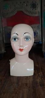 Antiek poppenhoofd, Antiek en Kunst, Ophalen of Verzenden