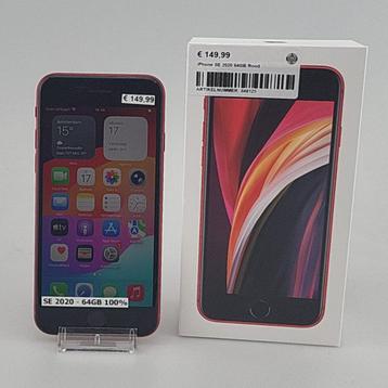 iPhone SE 2020 64GB Rood IOS 26 beschikbaar voor biedingen