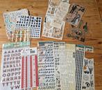 Stickers, alphabet, rubbons, Hobby en Vrije tijd, Ophalen of Verzenden, Zo goed als nieuw, Materiaal