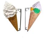 Hangend ijsje 130 cm - schepijsje 4 bolletjes - softijs, Ophalen, Reclamebord, HorecaBeelden, Nieuw