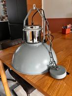 Industriële Hanglamp Grijs Groen - 37cm, Huis en Inrichting, Lampen | Hanglampen, Ophalen of Verzenden, Zo goed als nieuw, Metaal