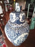 Royal Sphinx Delft Vaas met Deksel, Antiek en Kunst, Ophalen