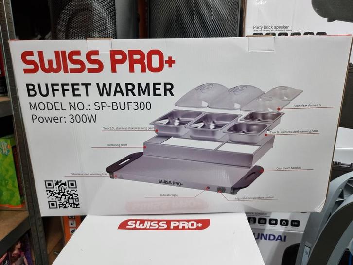 Swiss Pro Buffet Warmer - Nieuw in Doos!, Witgoed en Apparatuur, Grillplaten, Nieuw, Ophalen of Verzenden